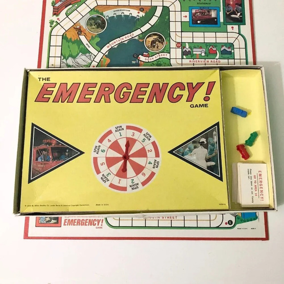 Vintage 1974  The Emergency Board Game Milton Bradley TV Show Incomplete - Picture 11 of 16